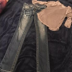 Girls bundle jeans & Top